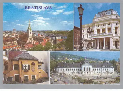 Bratislava, Mehrbildkarte ngl E6558