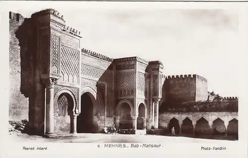 Marokko, Meknès, Bab-Mansour ngl E6569
