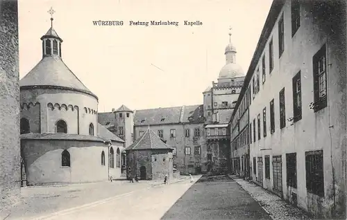 Würzburg - Festung Marienberg, Kapelle ngl 167.350