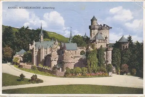 Kassel, Wilhelmshöhe, Löwenburg gl1937 E6804