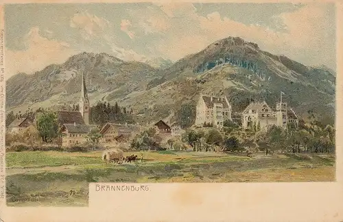 Brannenburg Kr. Rosenheim, Litho ngl F1049