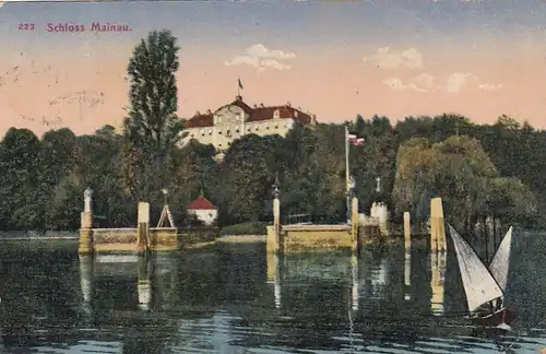 Insel Mainau im Bodensee, Schloß gl1921? E6839