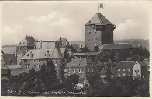 Schloß Burg, das ehem. Bergische Grafenschloß ngl E7380