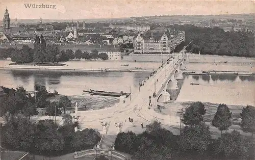 Würzburg - Panoramablick ngl 167.419