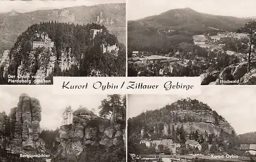 Kurort Oybin , Zittauer Gebirge, Mehrbildkarte gl1963 E7319