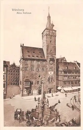 Würzburg - Altes Rathaus ngl 167.452