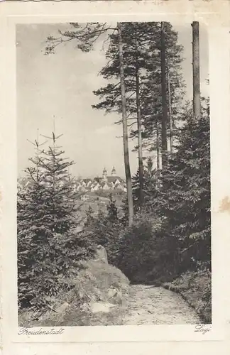 Blick auf Freudenstadt im Schwarzwald gl1929 E8367