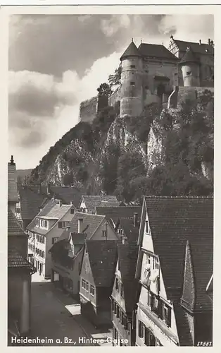 Heidenheim/Brenz, Schloß Hellenstein, Hintere Gasse gl1938 F0017