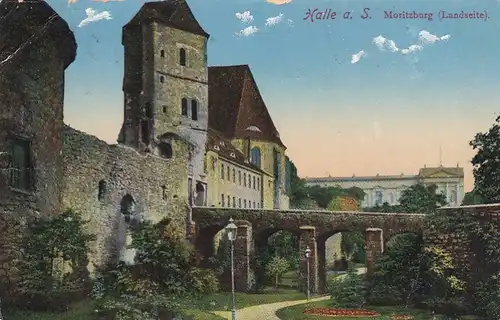 Halle/Saale, Moritzburg, Landseite gl1912 E6960