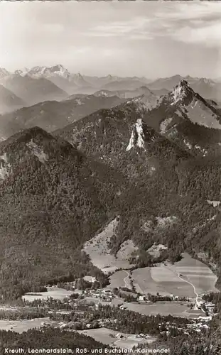 Kreuth, Leonhardstein, Roß- u.Buchstein, Karwendel gl1963 E7460