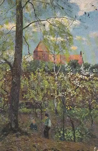 Obstgarten vor der Kirche gl1914 E5554