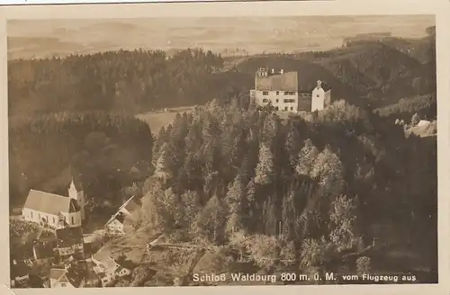 Schloß Waldburg bei Ravensburg, vom Flugzeug aus gl1932 F0073