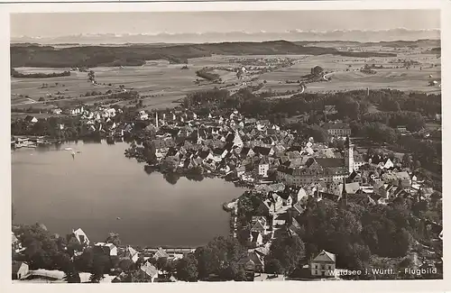 Bad Waldsee, Oberschwaben, Flugbild ngl F0090