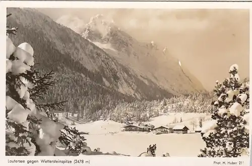 Lautersee gegen Wettersteinspitze ngl E8494