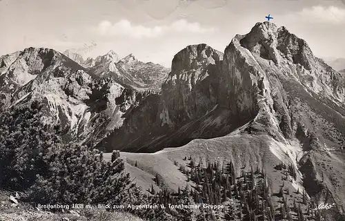 Pfronten im Allgäu, Breitenberg, Aggenstein u.Tannheimer Gruppe gl1956 F0110