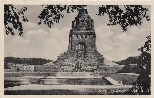 Leipzig, Völkerschlachtdenkmal gl1955 E7493