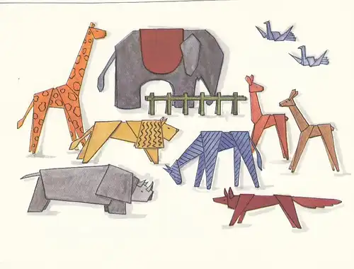 Ein Falttier-Zoo ngl E7538