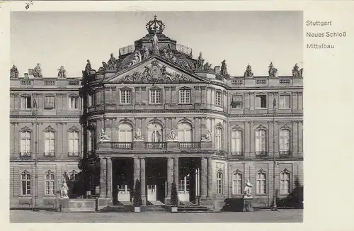 Stuttgart, Neues Schloss, Mittelbau gl1934 E7025