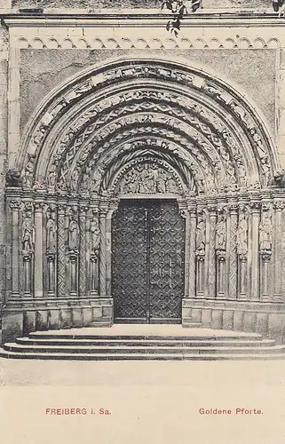 Freiberg i. Sa. - Dom, Goldene Pforte ngl E5464