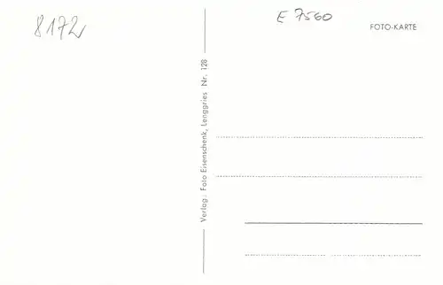 Lengries, Obb., a.d.Isar mit Karwendel ngl E7560