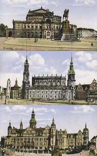 Dresden, Mehrbildkarte gl1915 E6965