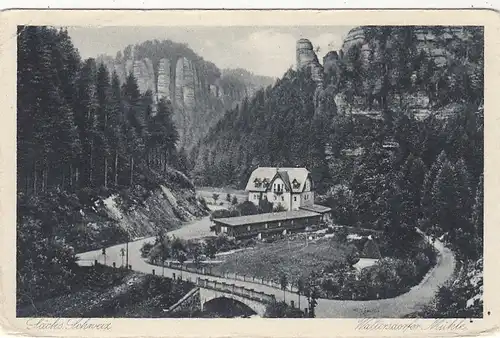 Sächs.Schweiz, Waltersdorfer Mühle ngl E7172