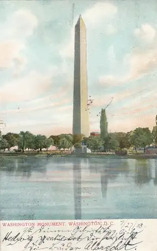 Washington D.C., Washington Moument gl1927 E7035