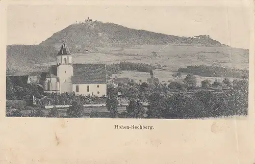 Hohen-Rechberg, Kirche feldpgl1917 E7583