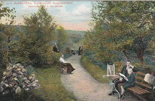 Aufderhöhe bei Solingen, Sanatorium Augustaheim, Park gl1908 E7179