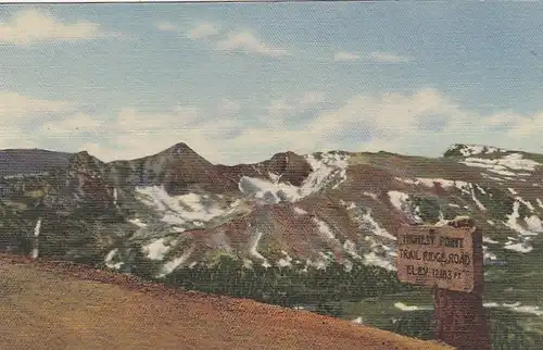 Rocky Mountain Nat.Park, CO., Highest Point on the Trail Ridge Road ngl E8728