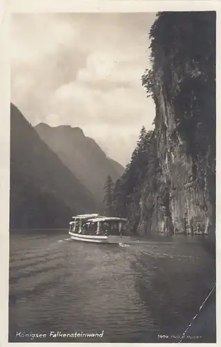 Königssee bei Berchtsgaden, Falkensteinwand gl1927 E7084