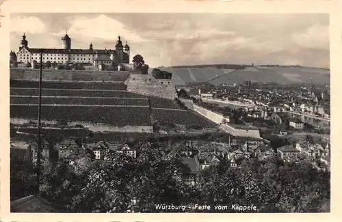 Würzburg - Festung Marienberg vom Käppele gl19? 167.385