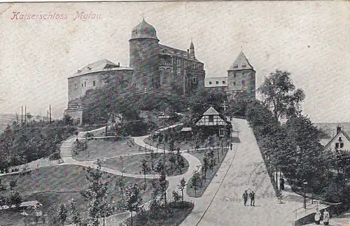 Kaiserschloß Burg Mylau i.V. glum 1920? E7720