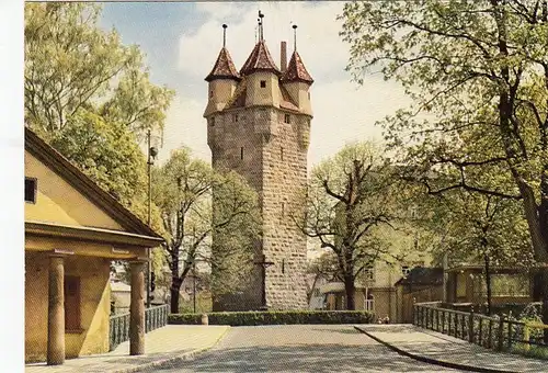 Schwäbisch Gmünd, Fünfknopf-Turm ngl E8772