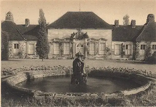 Bayreuth, Eremitage, Oberes Schloß, Hauptfassade mit Bassin ngl E5668