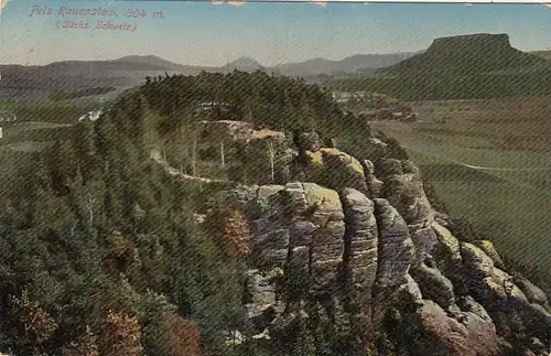 Sächs.Schweiz Fels Rauenstein nahe Rathen i.Sa. gl1913 E7183