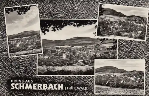Schmerbach, Thür.Wald, Mehrbildkarte, glum 1960? E7308