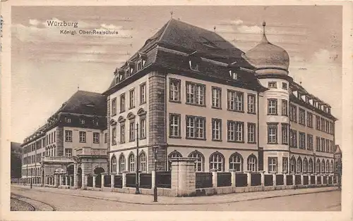 Würzburg - Kgl. Oberrealschule gl1916 167.416