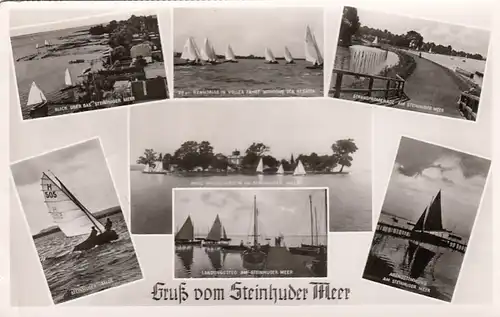 Steinhuder Meer, Mehrbildkarte gl1959 E7215