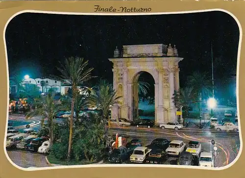 Finale Ligure, Piazza Vittorio Emanuele notturno ngl E7811