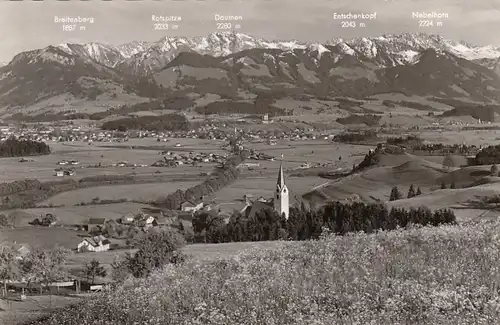 Bihlerdorf-Seifriedsberg im Allgäu, Panorama gl1958 E7243