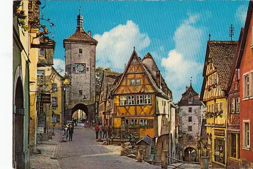 Rothenburg o.d.T., Plönlein gl1972 E7846