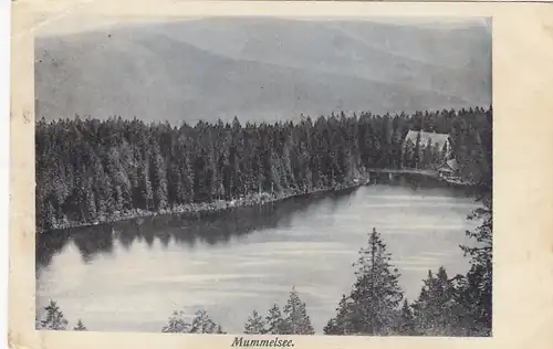 Mummelsee i.Schwarzwald gl1907 E7943