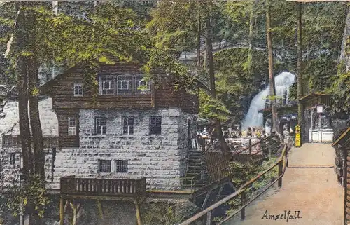 Sächsische Schweiz, Amselfall, Gastwirtschaft ngl E7953