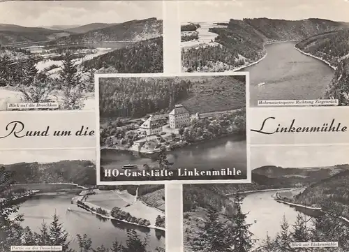 Am Stausee der Hohenwarte-Saaletalsperre, HO-Gaststätte Linkenmühle gl1962 E5836