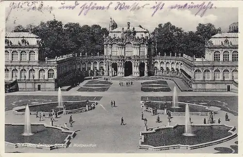 Dresden, Zwinger, Wallpavillon gl1936 E7364