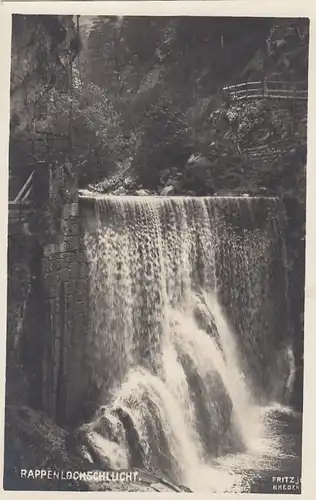 Rappenlochschlucht, Vorarlberg, Wasserfall ngl E7997