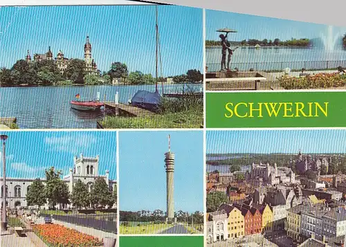 Schwerin, Mehrbildkarte ngl E5858