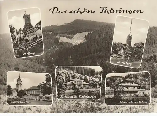 Das schöne Thüringen, Mehrbildkarte ngl E5867