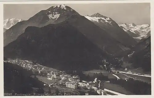 Pontresina, Roseggletscher und Piz Palü ngl E5736